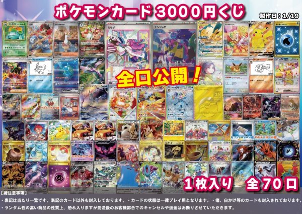 画像1: [ポケカ] 3,000円オリパ 1/19 (1)