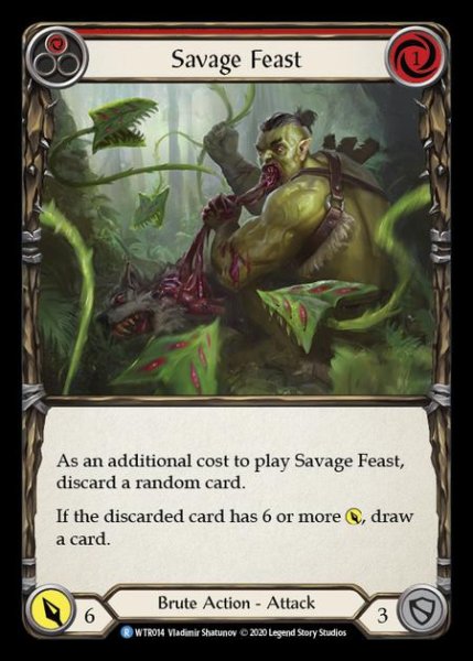 画像1: Savage Feast(赤)(R)(WTR014) (1)