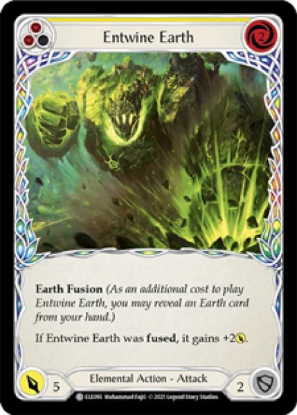 画像1: Entwine Earth(黄)(C)(ELE095)(Rainbow Foil) (1)