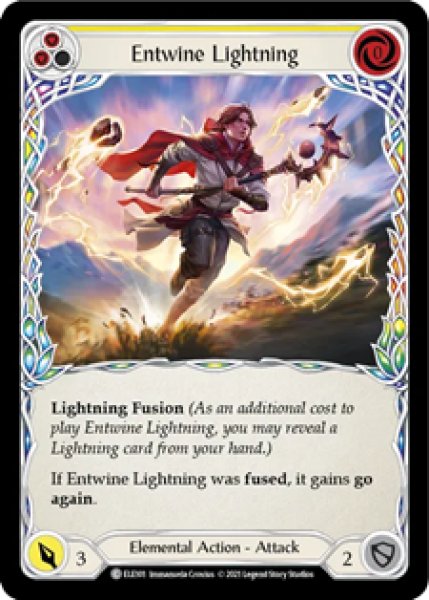 画像1: Entwine Lightning(黄)(C)(ELE101)(Rainbow Foil) (1)