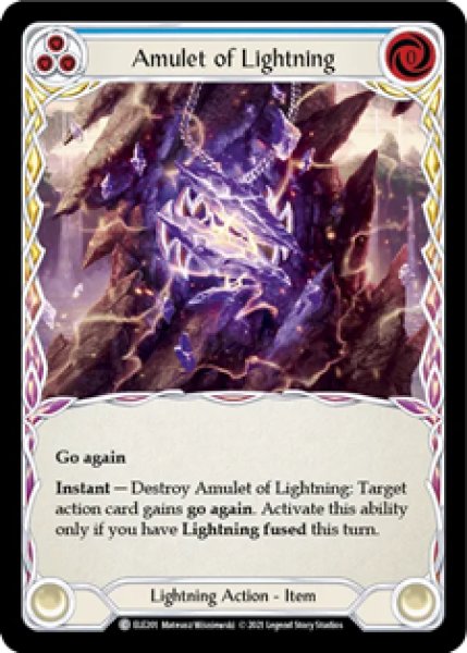 画像1: Amulet of Lightning(C)(ELE201)(Rainbow Foil) (1)