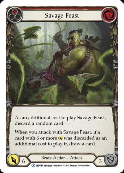 画像1: Savage Feast(赤)(R)(1HP019) (1)