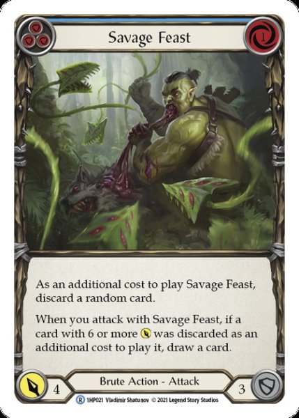 画像1: Savage Feast(青)(R)(1HP021) (1)