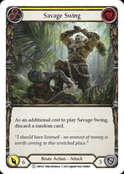 画像1: Savage Swing(黄)(C)(1HP032) (1)