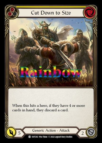 画像1: Cut Down to Size (黄)(C)(OUT202)(Rainbow) (1)