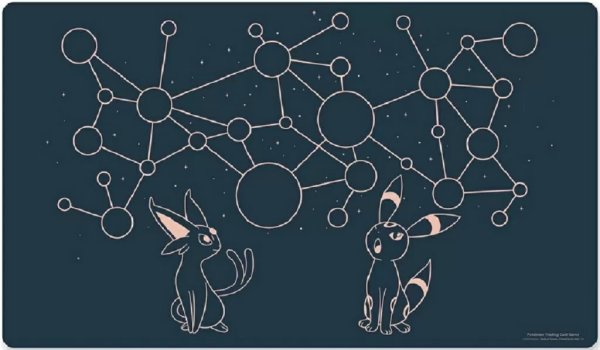 画像1: 【海外プレイマット】ESPEON & UMBREON STARRY CONSTELLATIONS (1)