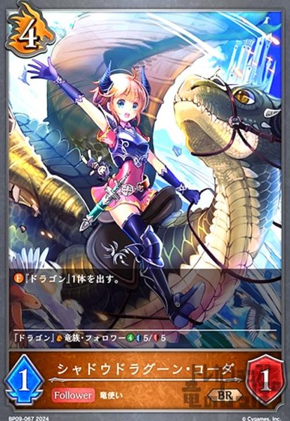 画像1: シャドウドラグーン・コーダ(BR)(BP09-067) (1)