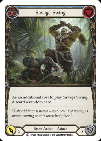 画像1: Savage Swing(青)(C)(1HP033) (1)
