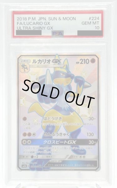 画像1: 【PSA10】ルカリオGX(224/150 SSR) (1)