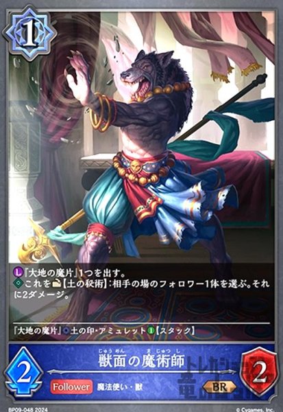 画像1: 獣面の魔術師(BR)(BP09-048) (1)